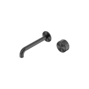 Serenity Wall Basin Mixer 160mm Spout Metal Handle Gun Metal gallery detail image