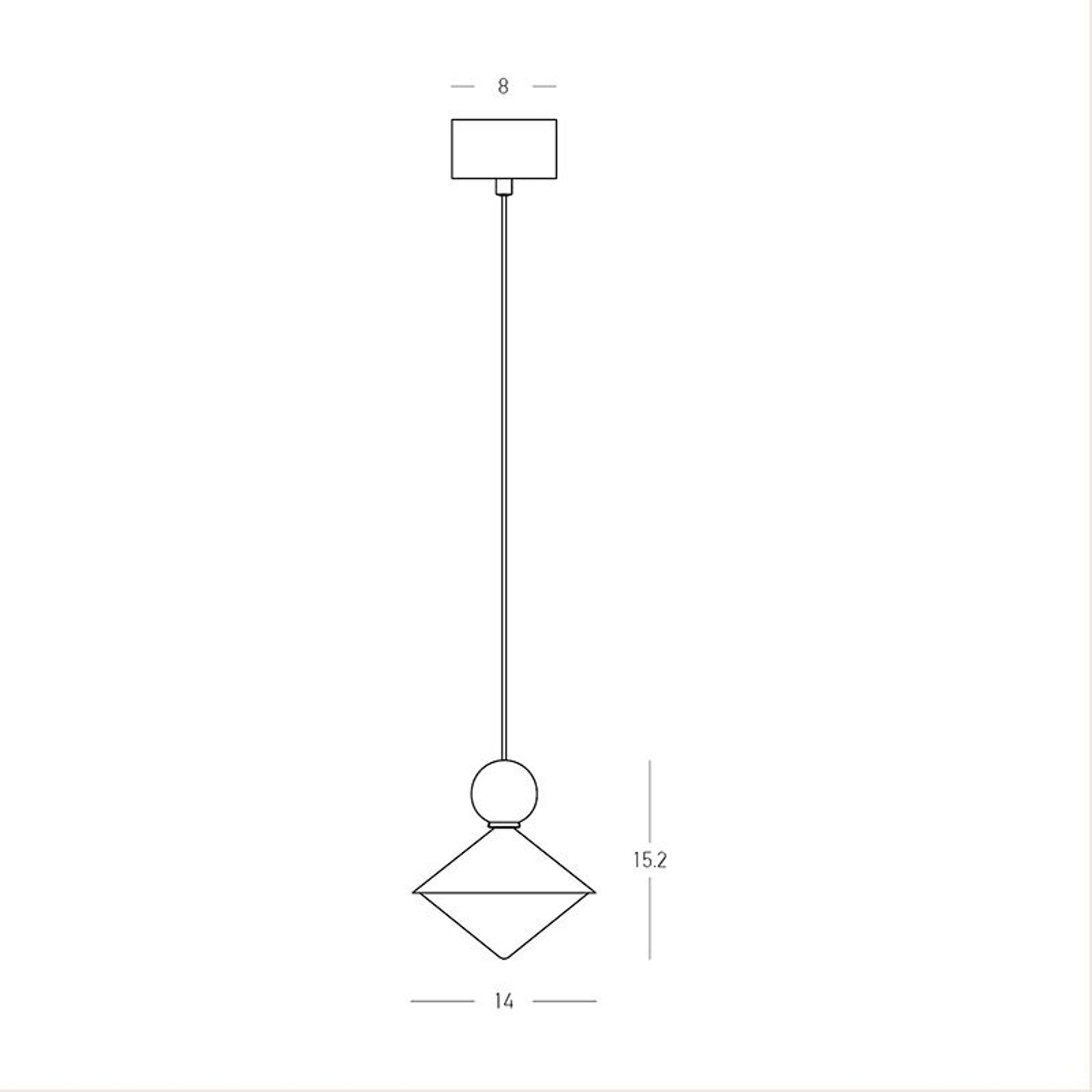 Lyra Single Pendant gallery detail image