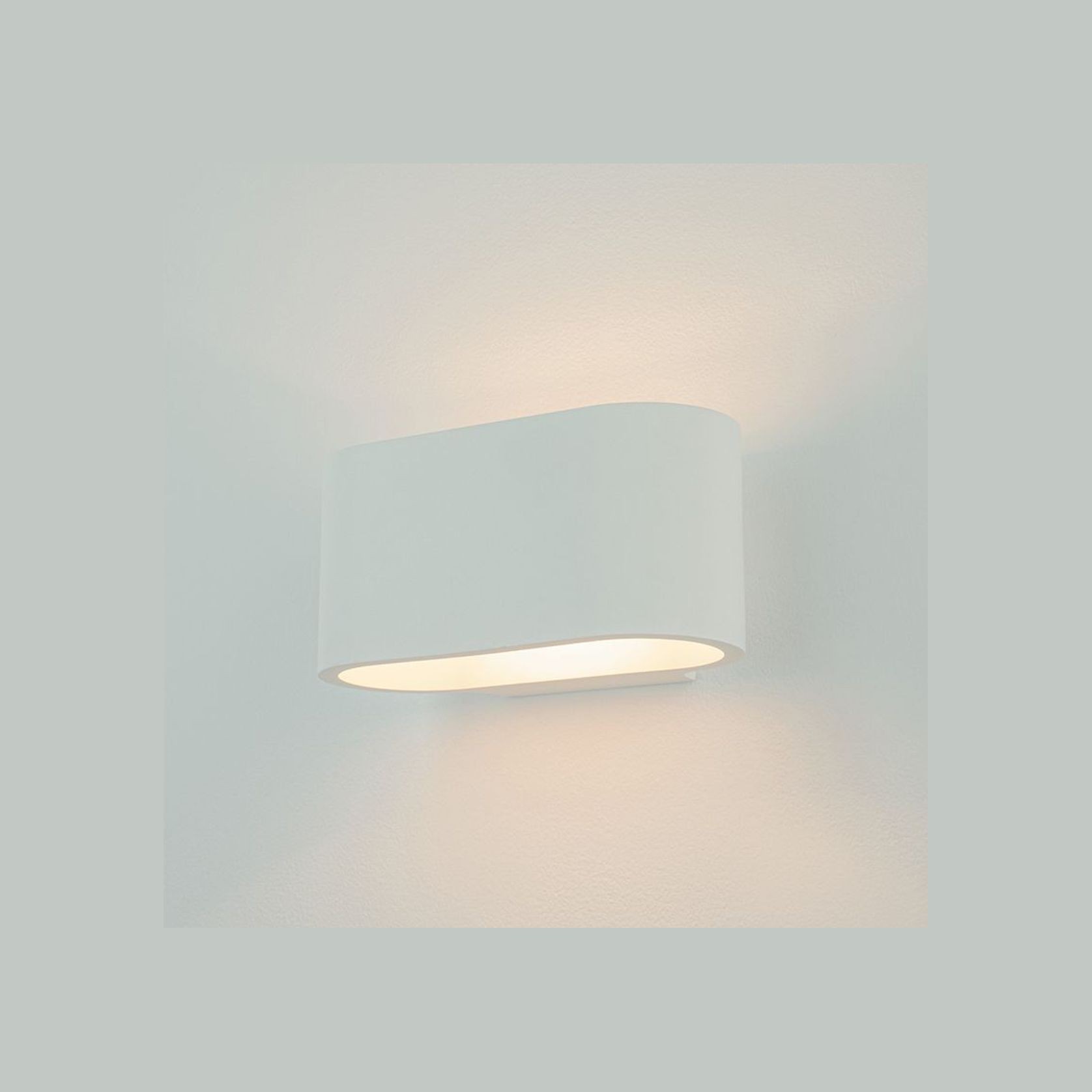 Olympia Ellipse Gypsum Wall Light gallery detail image