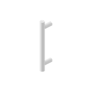 Mecca Pull Handle 130mm Matte White gallery detail image