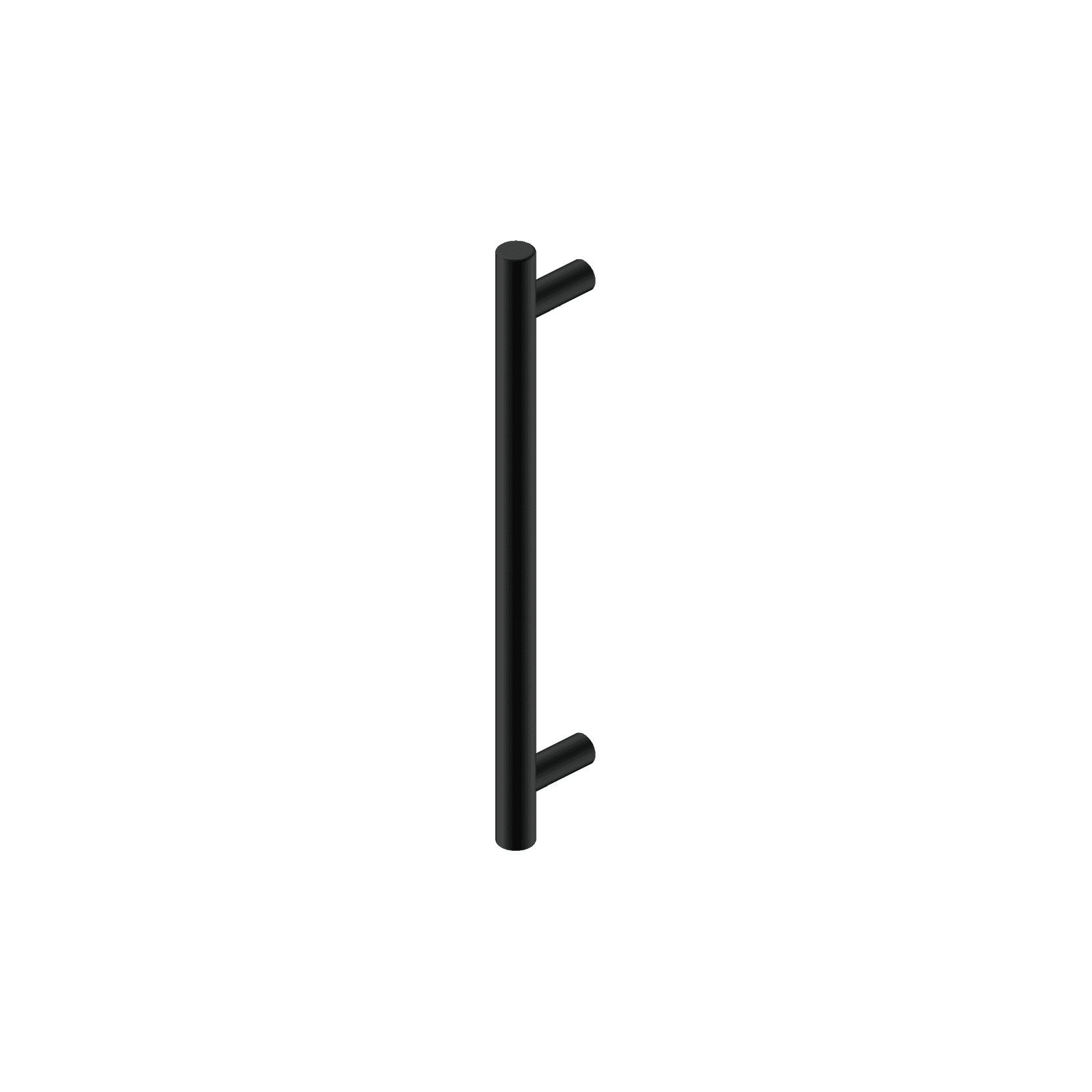 Mecca Pull Handle 200mm Matte Black gallery detail image