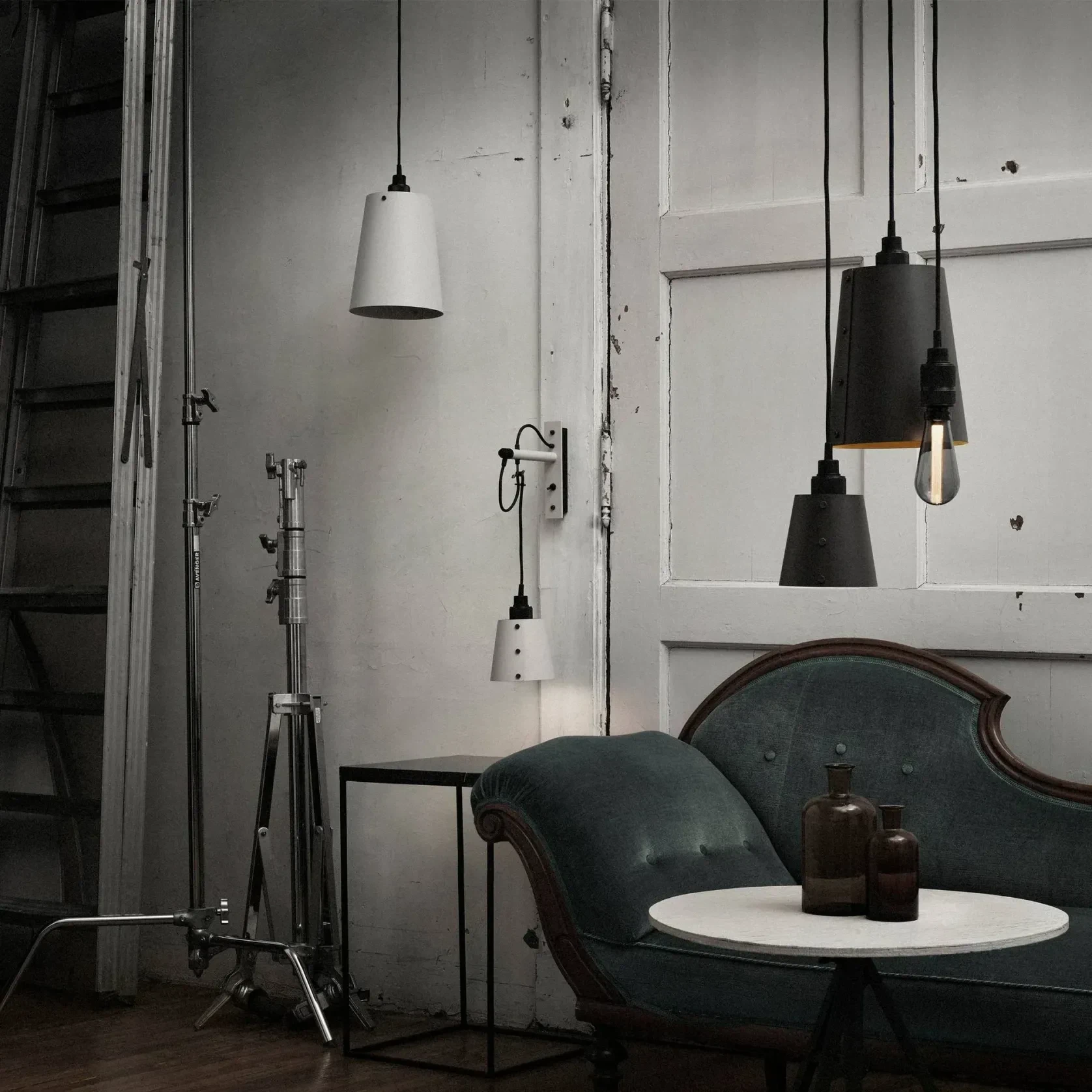 Hooked Wall Light with Shade gallery detail image