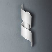 Roam 2 Light Wall Light in Textured White gallery detail image