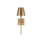 Barwon 1 Light Wall Light in Aged Brass gallery detail image