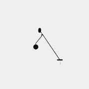 Rolla LED Adjustable Wall Light in Black gallery detail image