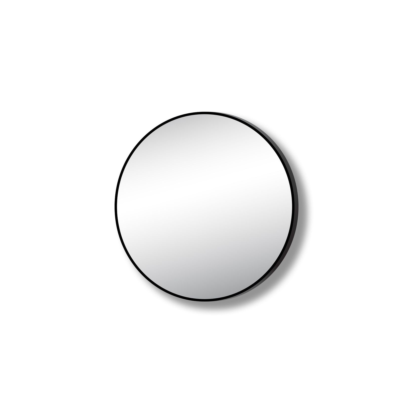 Oscuro Circle Mirror with Fixings gallery detail image