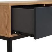 CASTOR Entertainment TV Unit 150cm - Natural, Navy Blue & Black gallery detail image