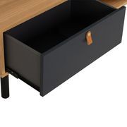 CASTOR Entertainment TV Unit 150cm - Natural, Navy Blue & Black gallery detail image
