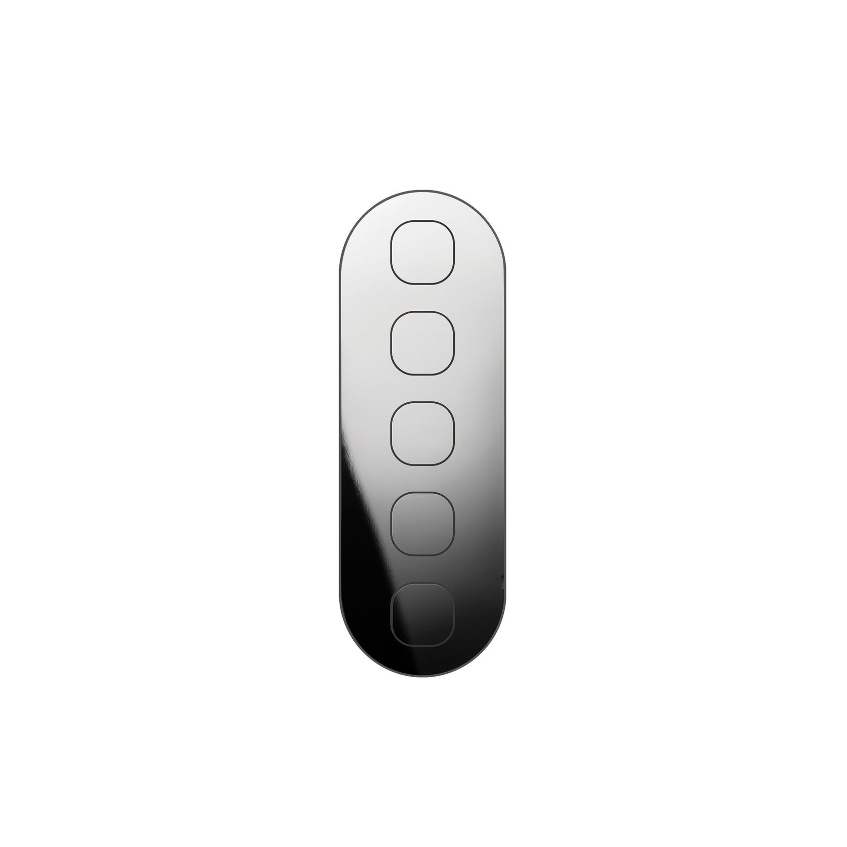 13 Carbon 5 Gang Switch Grid Faceplate gallery detail image