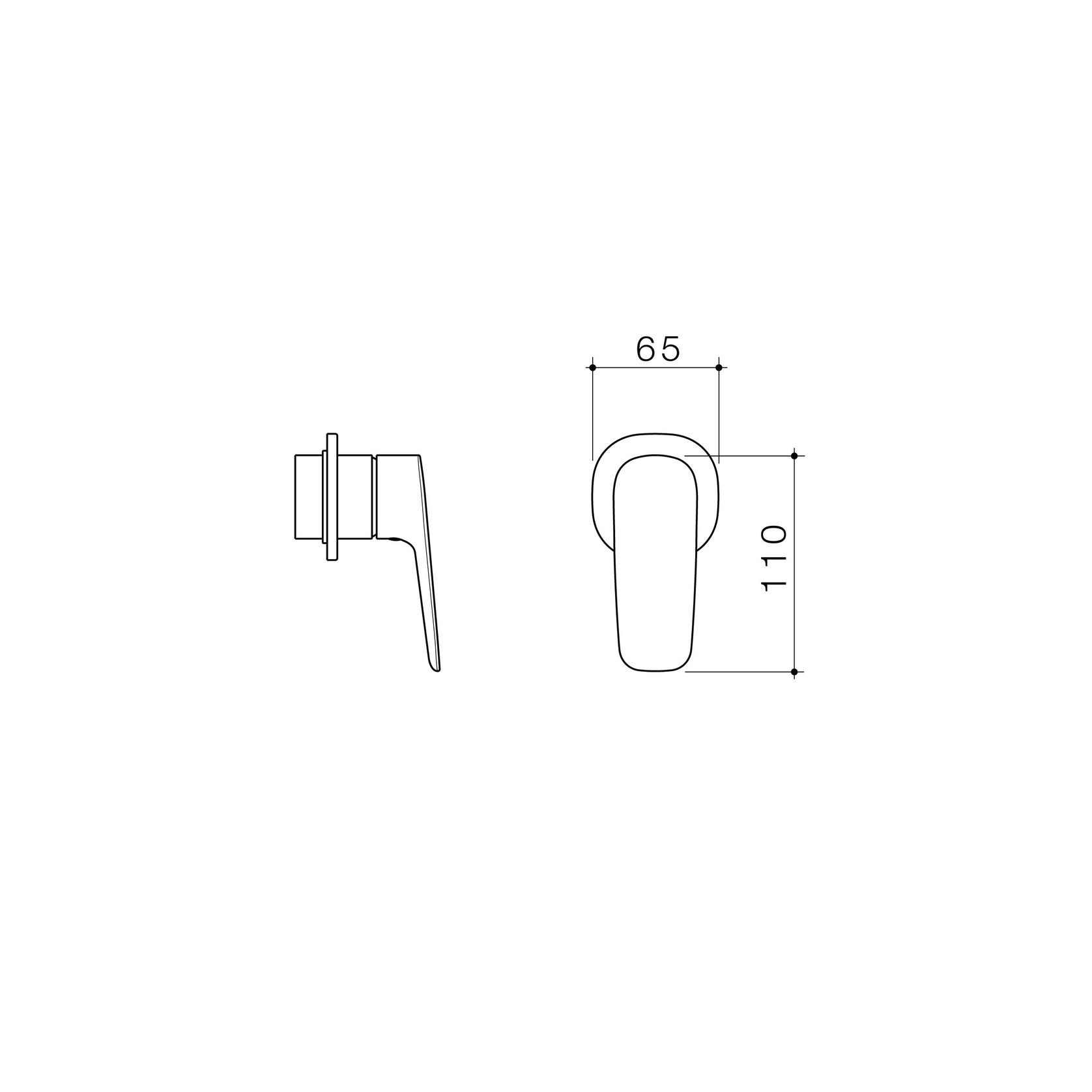 Contura II Bath/Shower Mixer  | Chrome gallery detail image