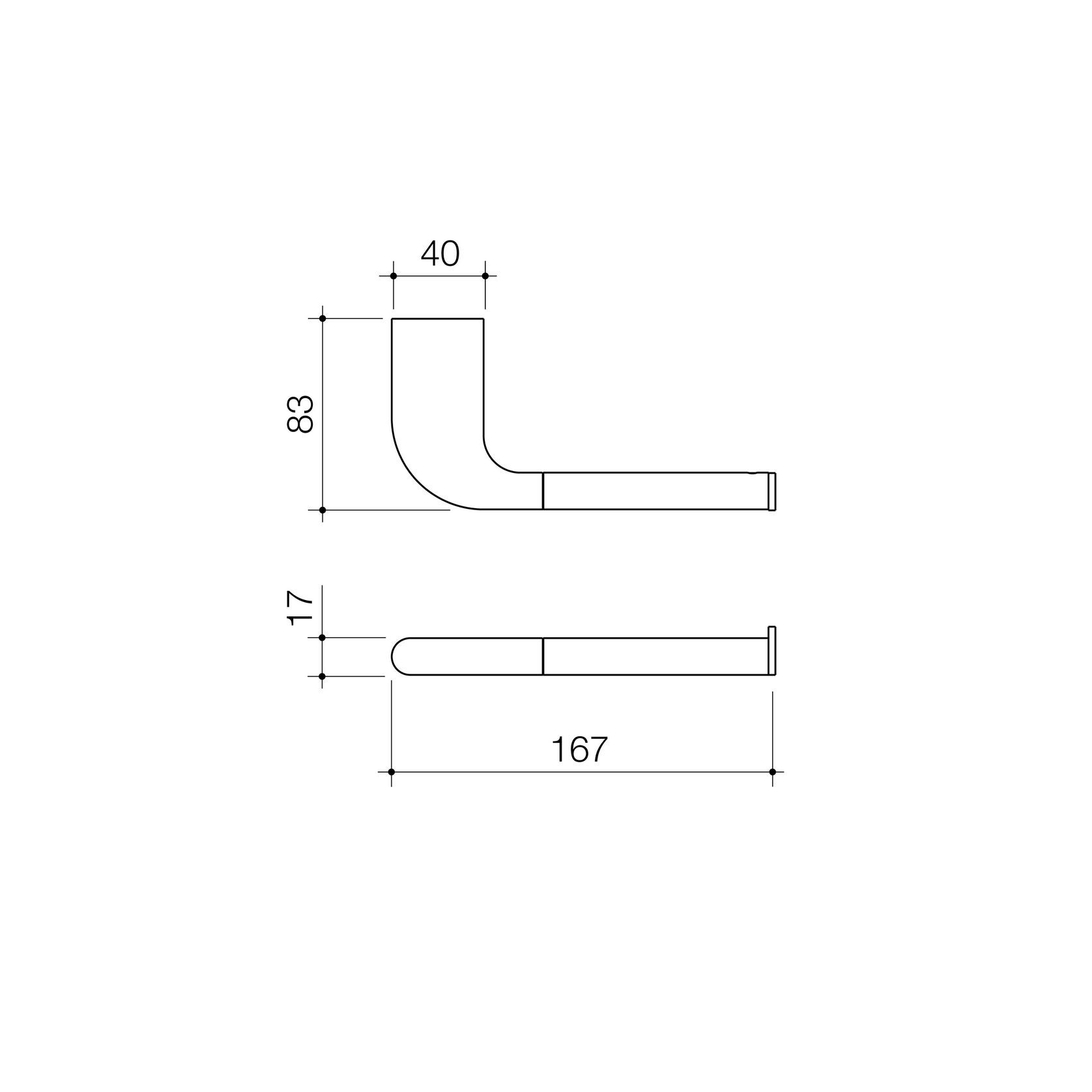 Contura II Toilet Roll Holder  | Chrome gallery detail image