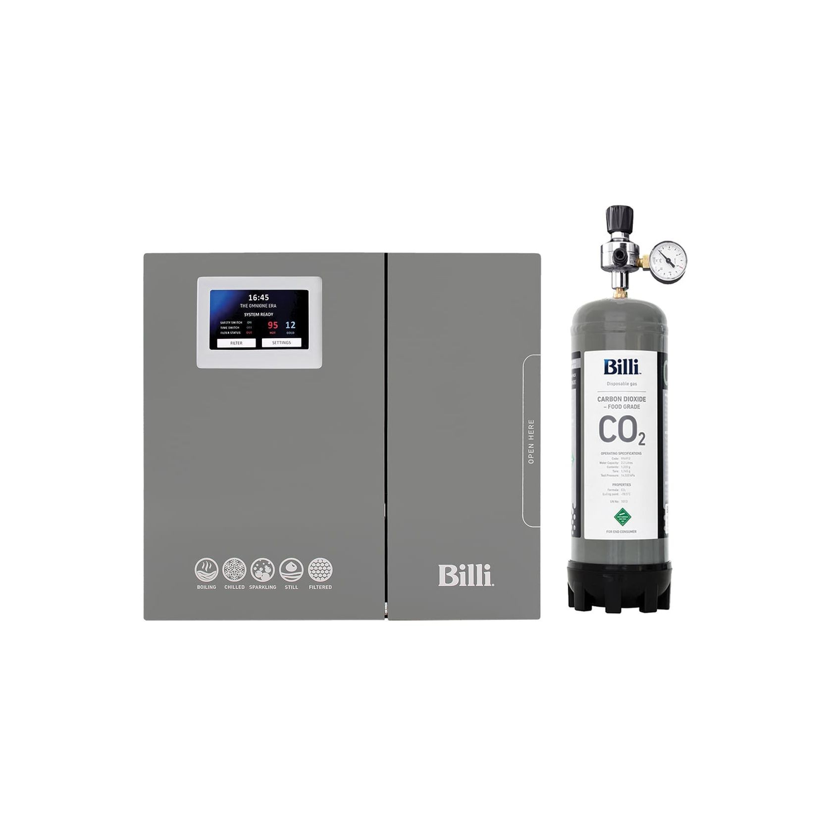 Billi OmniOne Pro60 with Gooseneck Multifunction Mixer Tap gallery detail image