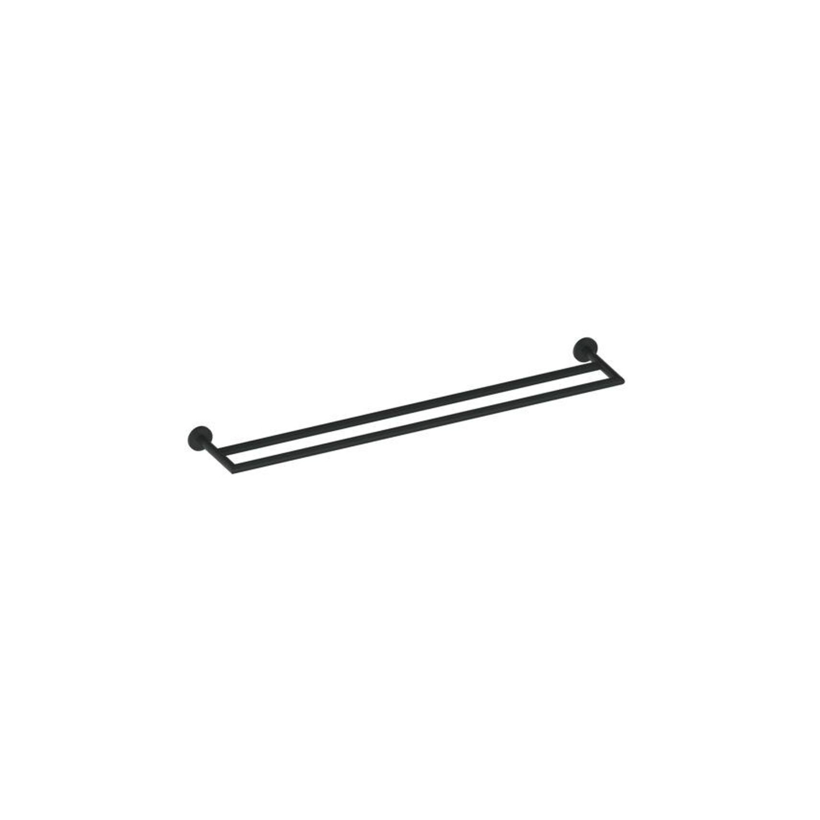 Zola Double Towel Rail 600mm gallery detail image