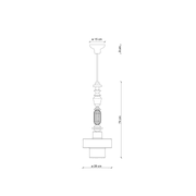 Lariat Medium Pendant gallery detail image