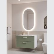 LINEARE 900 DOUBLE DRAWER VANITY | AXEL DRAWER FRONT gallery detail image