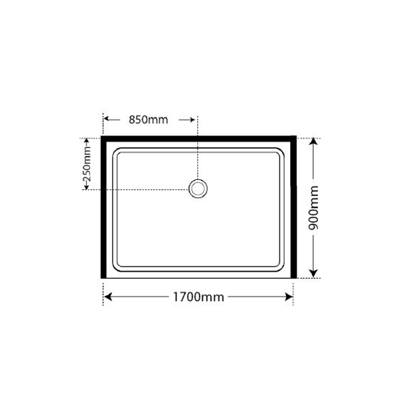 Adjustable Frameless Pivot Alcove 900x1700x900 gallery detail image