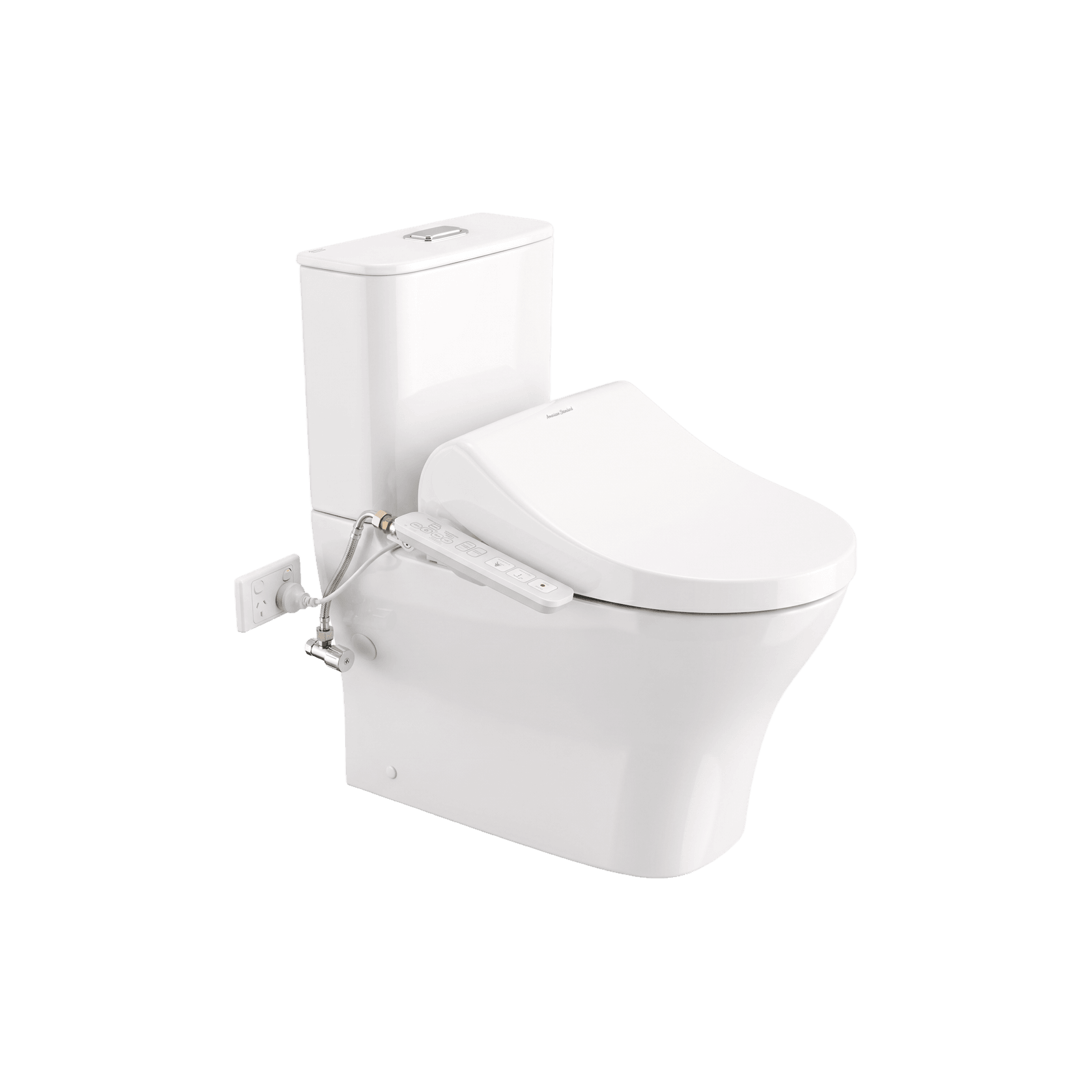 Signature Hygiene Rim CCBTW - Bottom Inlet with SpaLet E-Bidet Seat gallery detail image
