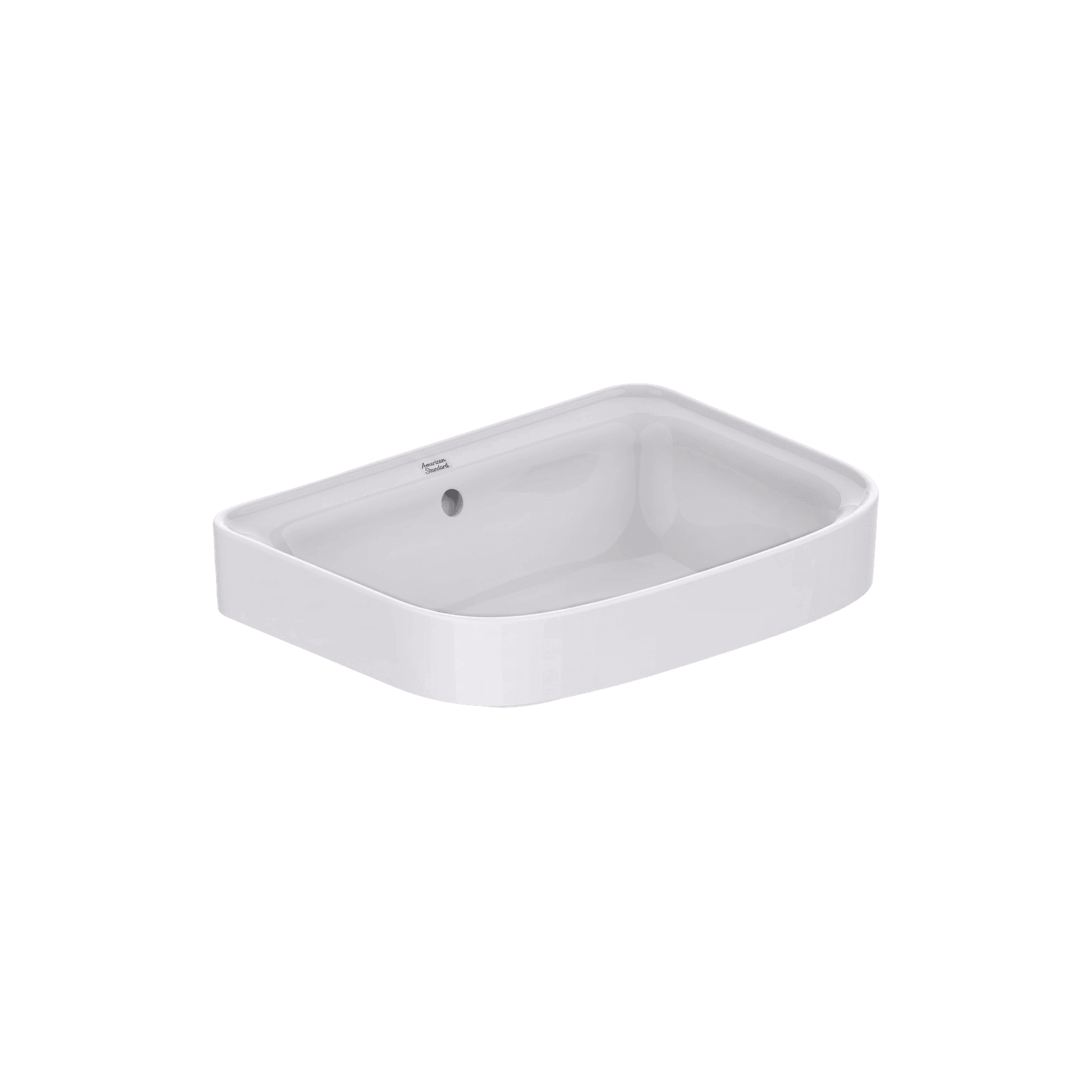 Loven 500 Semi Inset Basin - No Tap Hole - Overflow gallery detail image