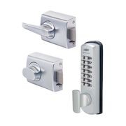Lockwood Digital Lockset Knob Open Out Strike 002-4KDXSC gallery detail image