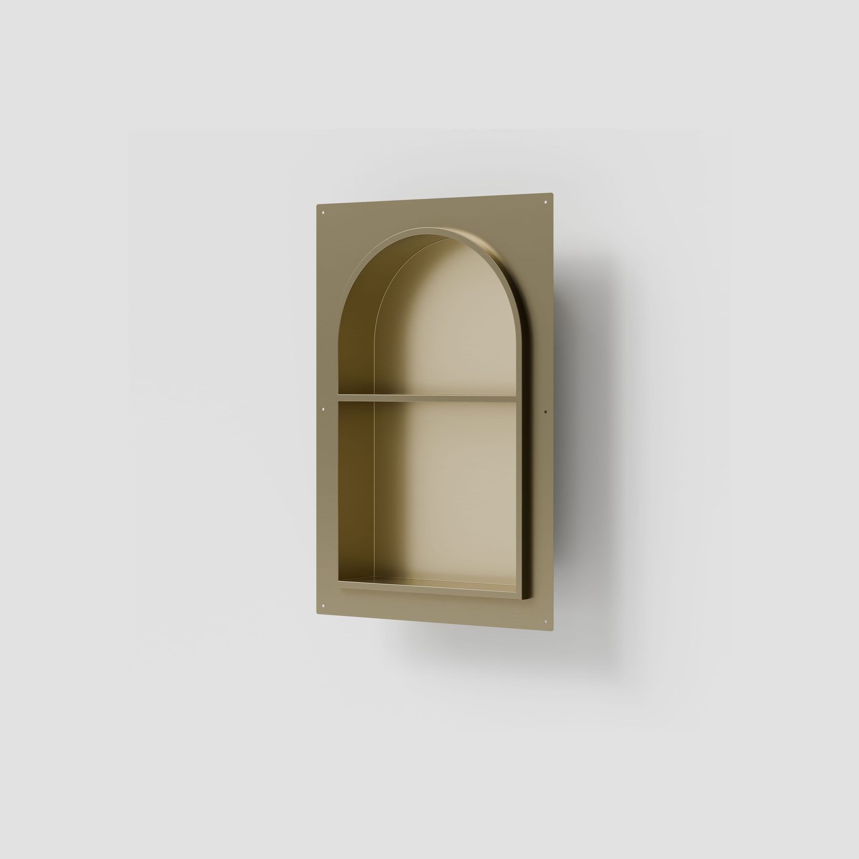 Acacia Arch Shower Niche with Shelf gallery detail image