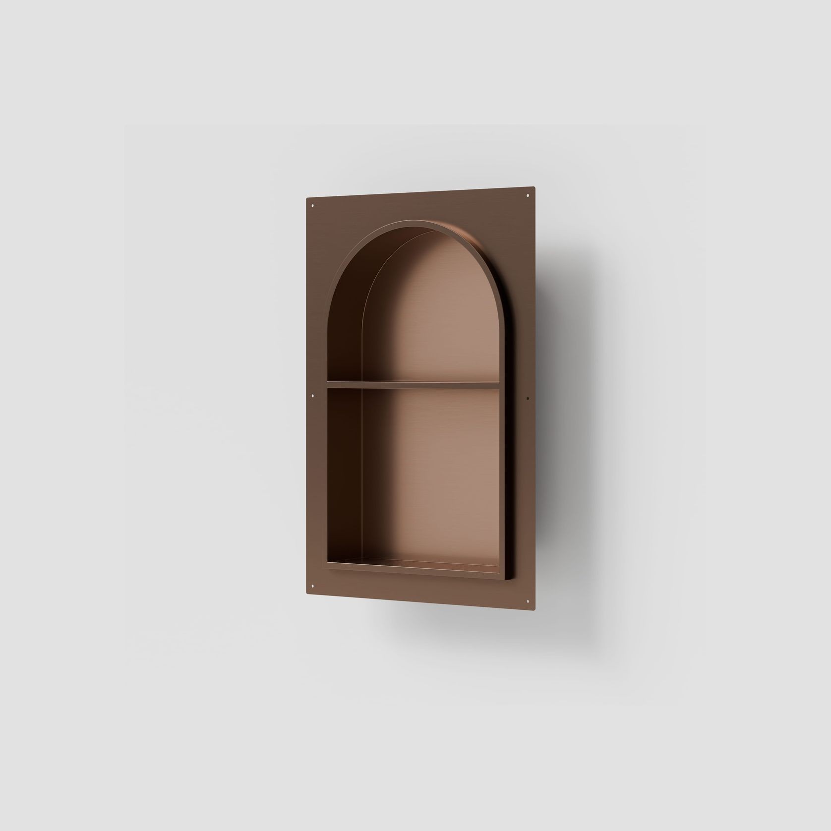 Acacia Arch Shower Niche with Shelf gallery detail image