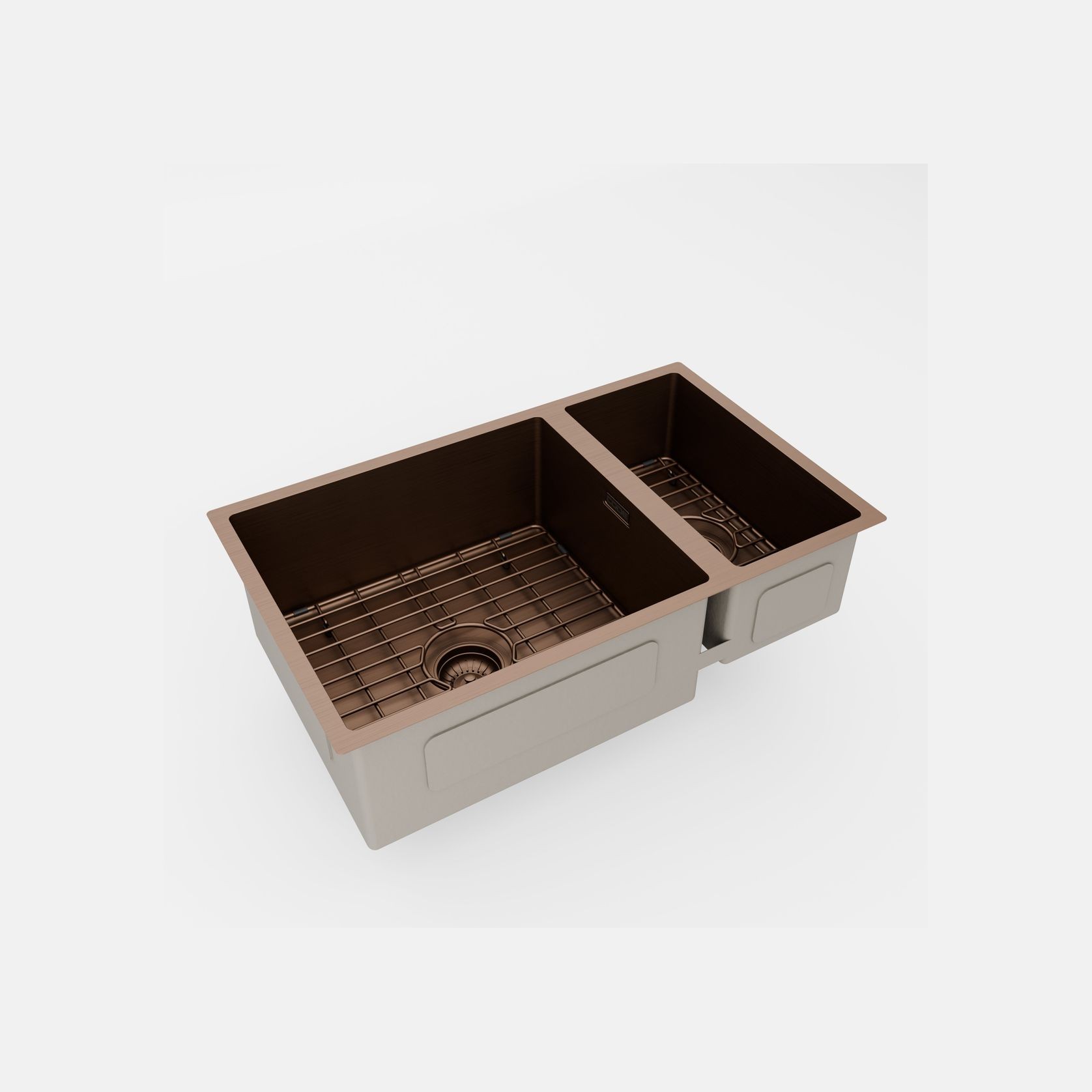 Aspen 650 (450+200) Double Bowl Sink gallery detail image