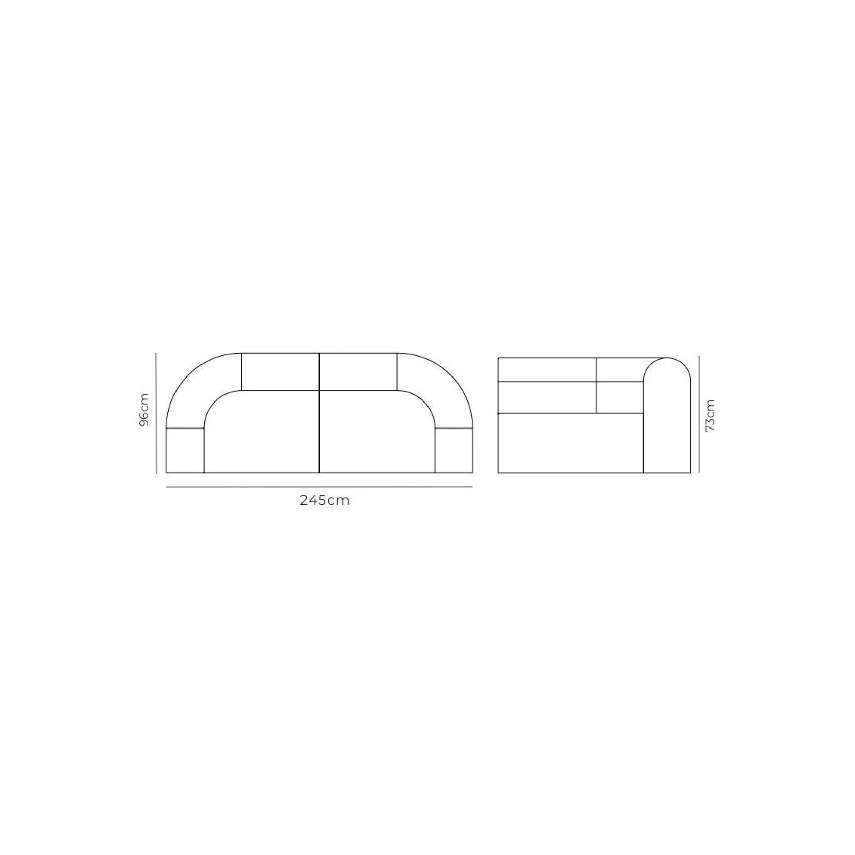 Berg 3 Seater Sofa - Eden Leaf gallery detail image