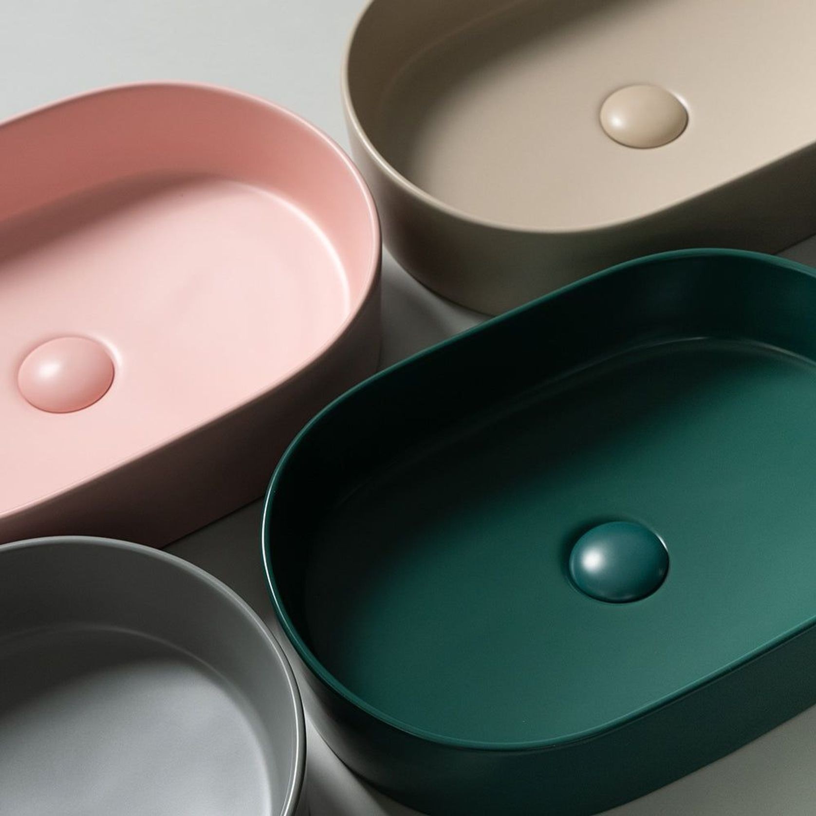 Petra Pill Matte Pink Basin gallery detail image