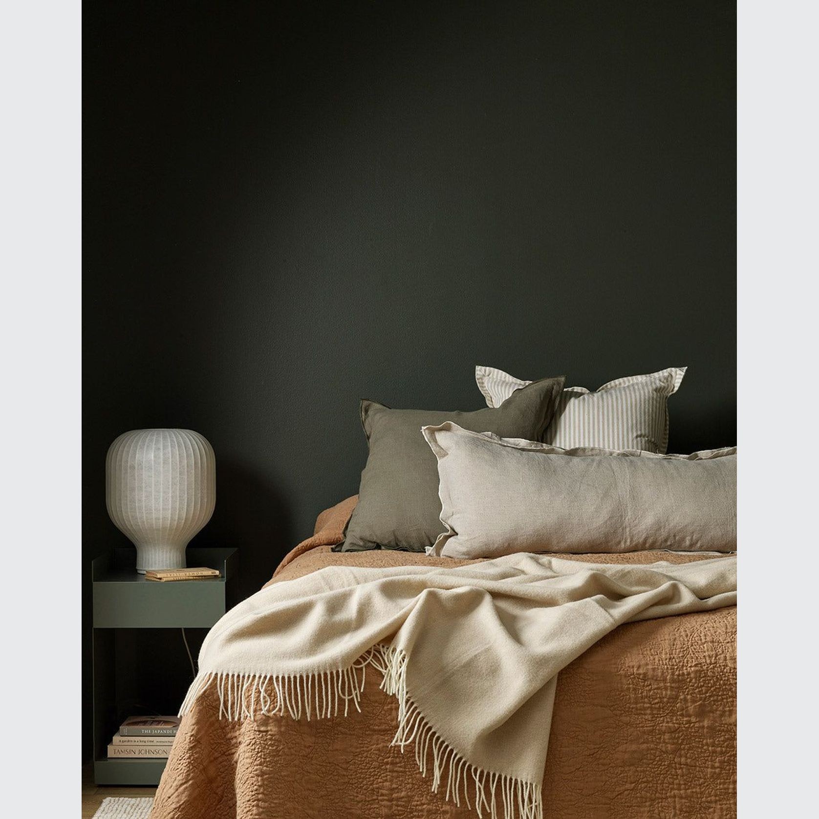 Baya Linden Long Lumbar Cushion - Linen gallery detail image