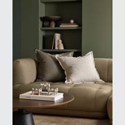 Baya Linden Cushion - Olive gallery detail image