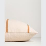 Baya Otis Cushion - Oat/Caramel gallery detail image