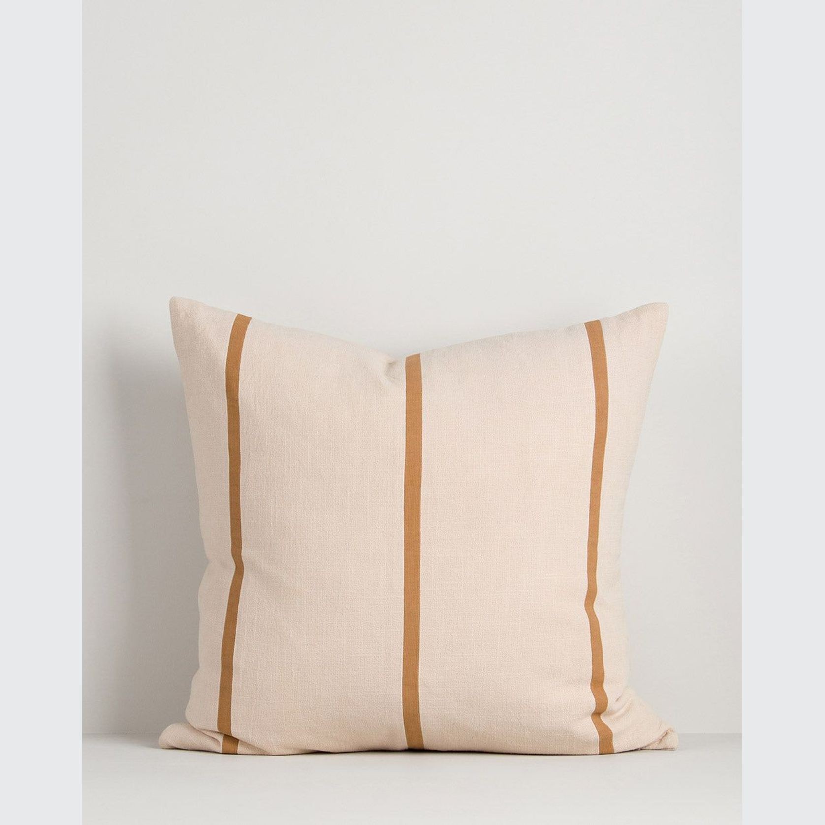 Baya Otis Cushion - Oat/Caramel gallery detail image