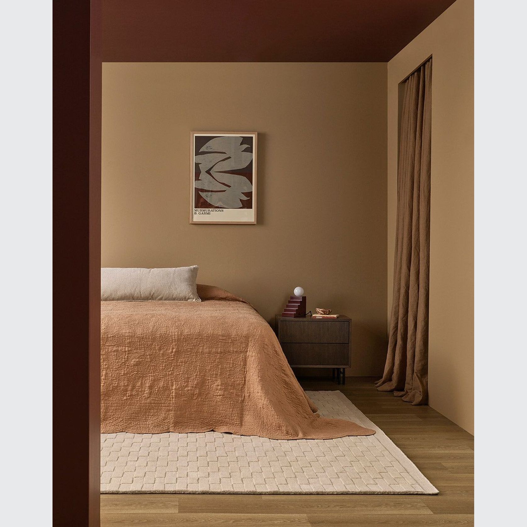 Baya Sutton Long Lumbar Cushion - Oat gallery detail image