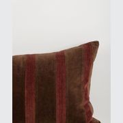Baya Huxley Cushion - Chocolate/Cherry gallery detail image