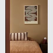 Baya Huxley Cushion -  Natural/Chocolate gallery detail image