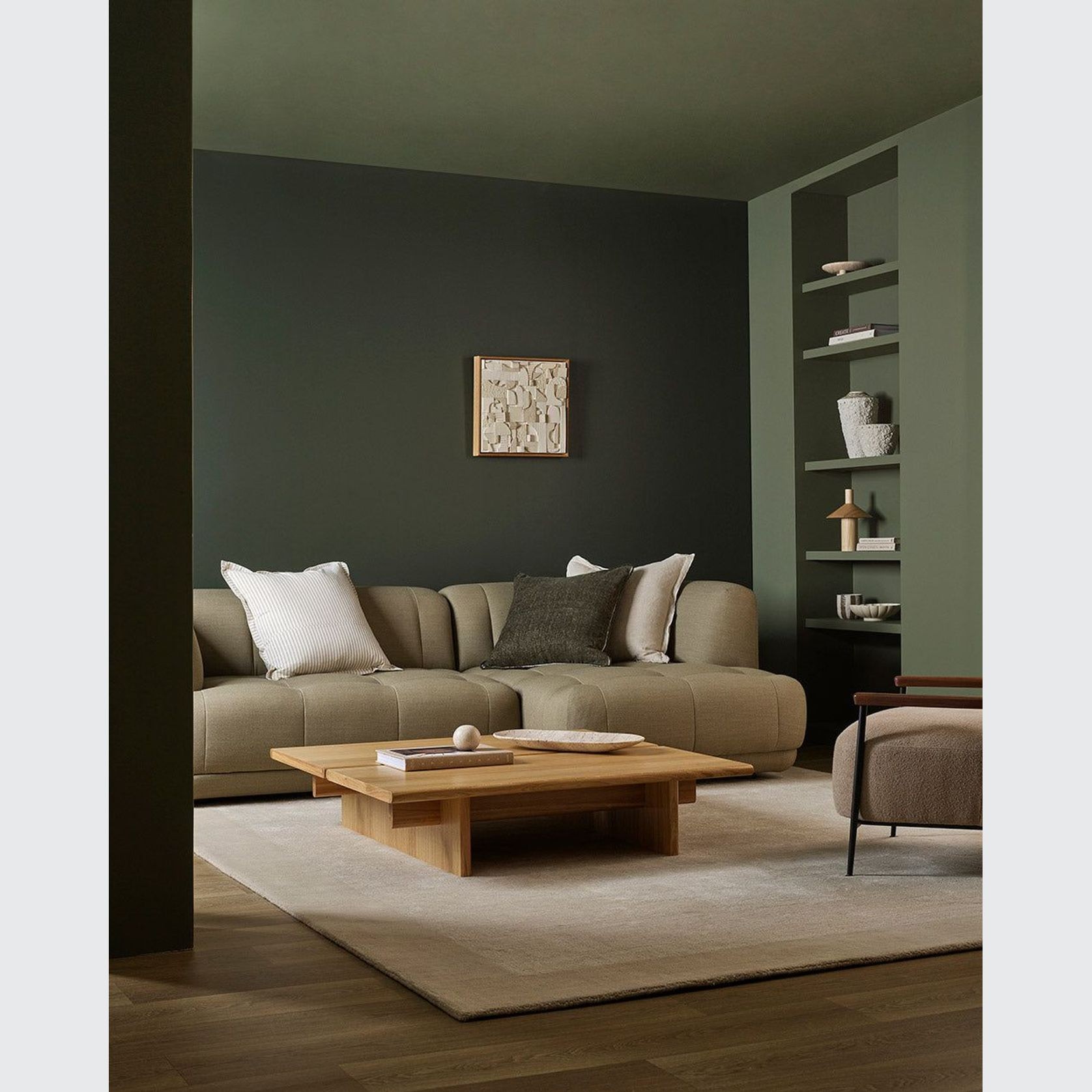 Mayfair Wool/Linen Floor Rug - Abalone gallery detail image