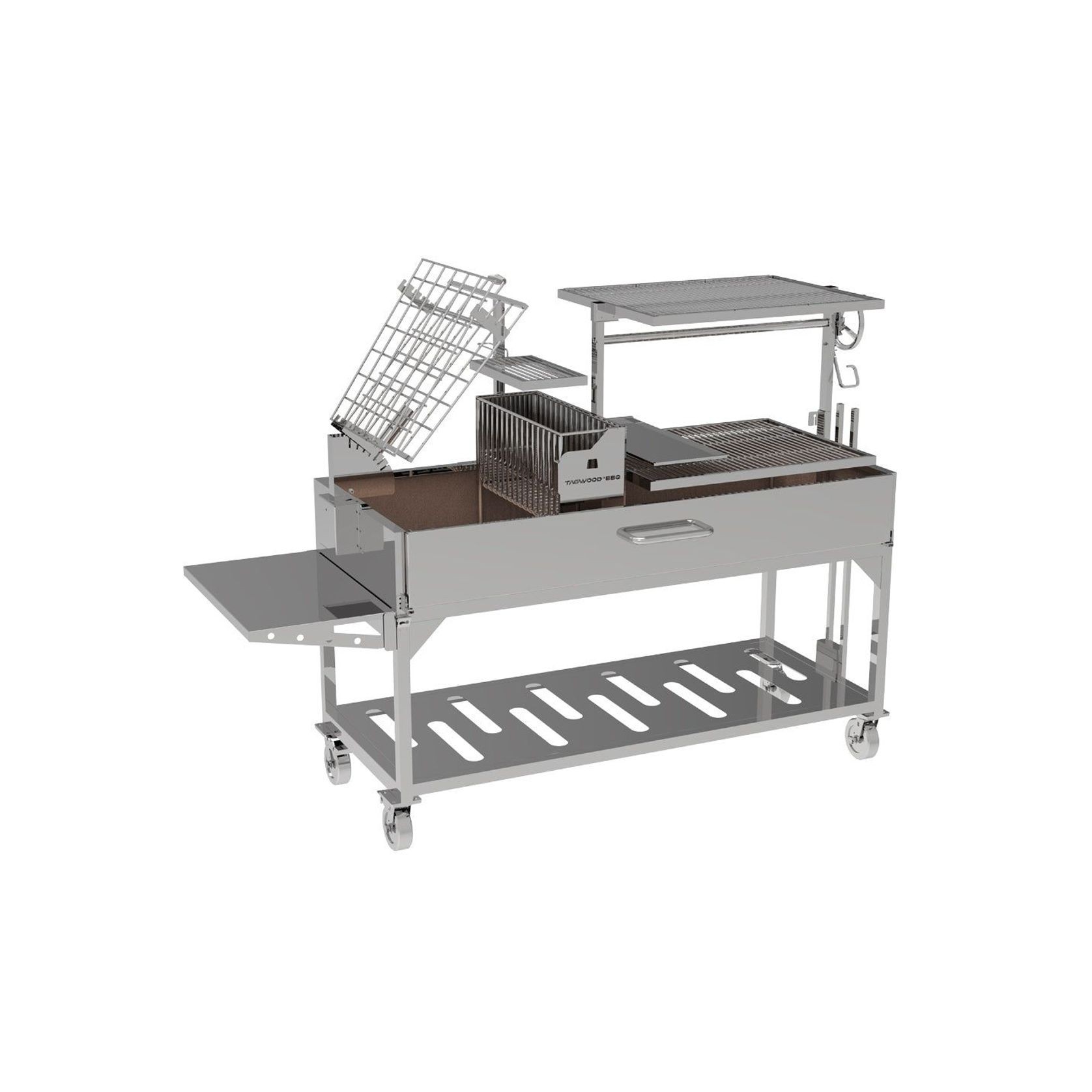 Argentine Extra Large Charcoal & Woodfired Parilla Grill | BBQ26SS gallery detail image