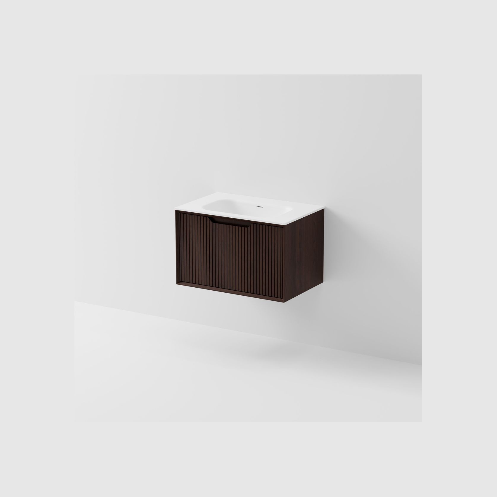 Aria 750 Wall Hung Vanity | Inset Basin gallery detail image
