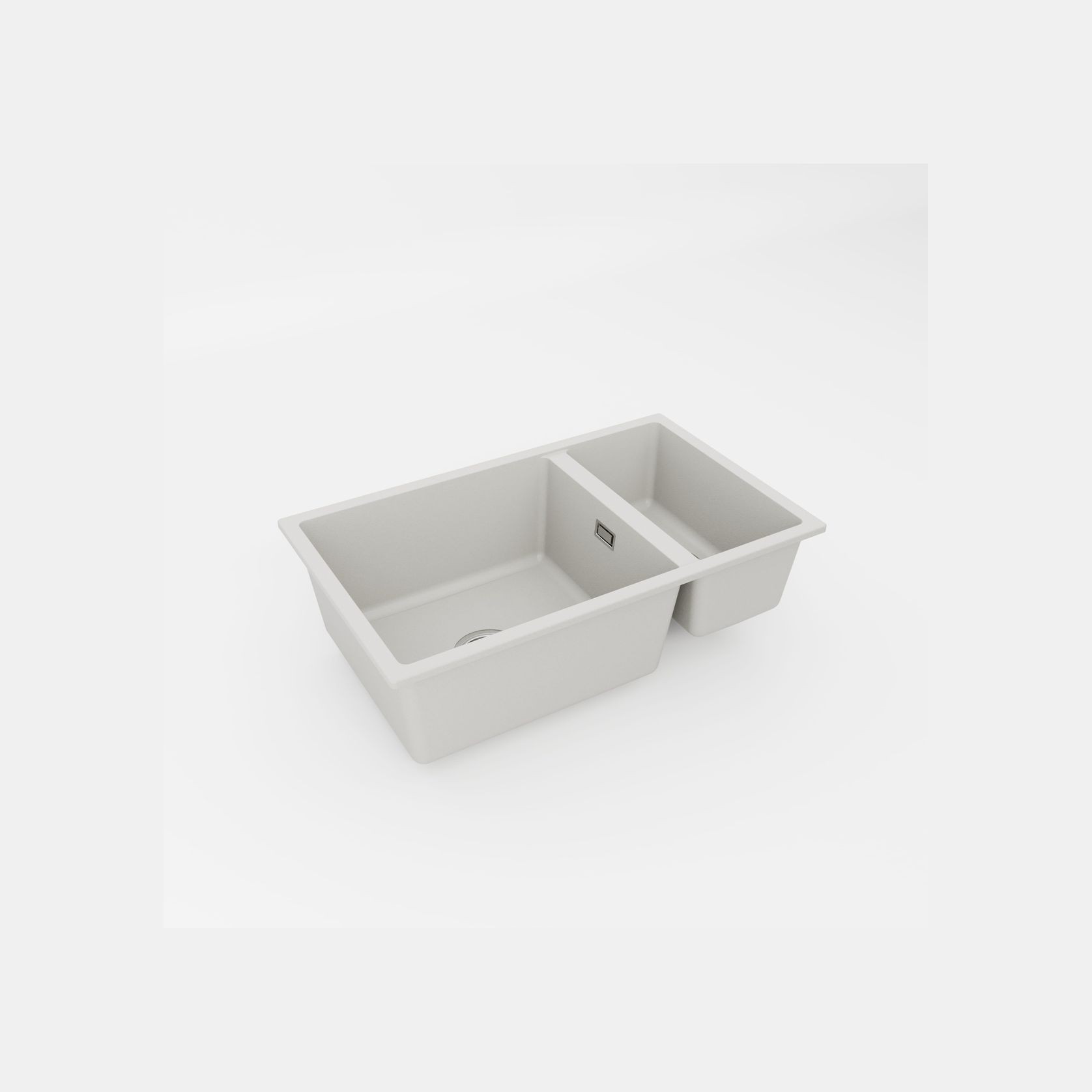 Aura 650 (450+200) Double Bowl Granite Sink gallery detail image