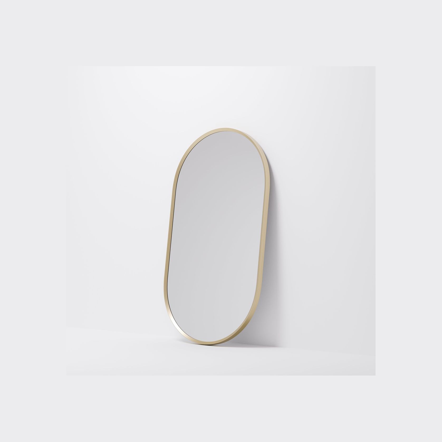 Aspect 500 Oval Framed Mirror gallery detail image