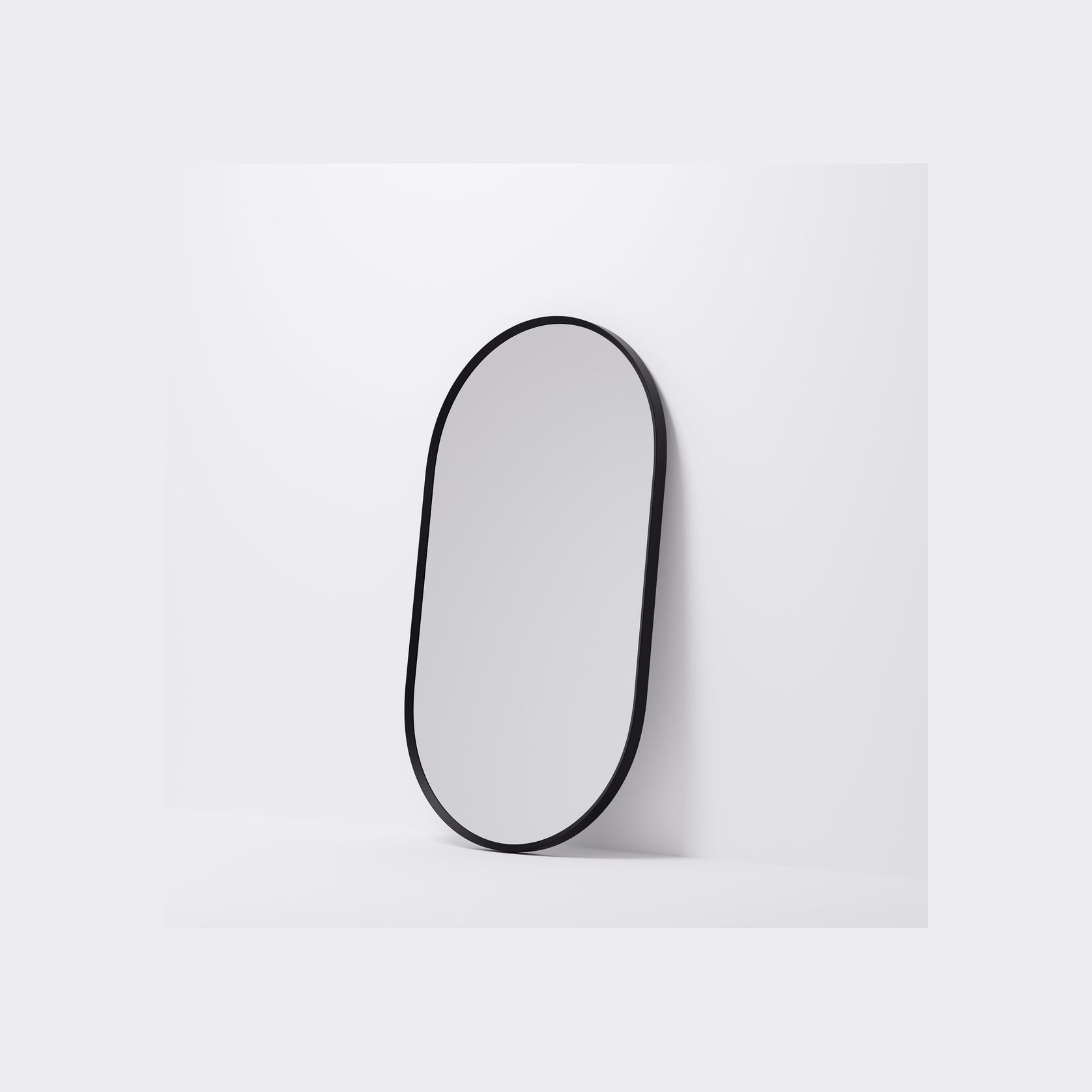 Aspect 500 Oval Framed Mirror gallery detail image