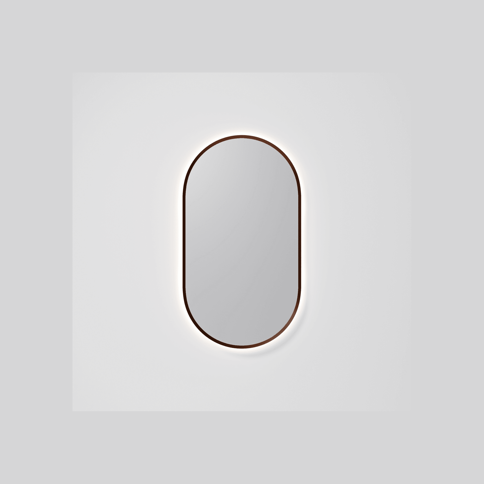 Aura Oval 500x1050 LED Mirror gallery detail image