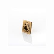 Joseph Giles - Falmouth Ii Solid Brass Rectangular Recessed Ring Pull gallery detail image