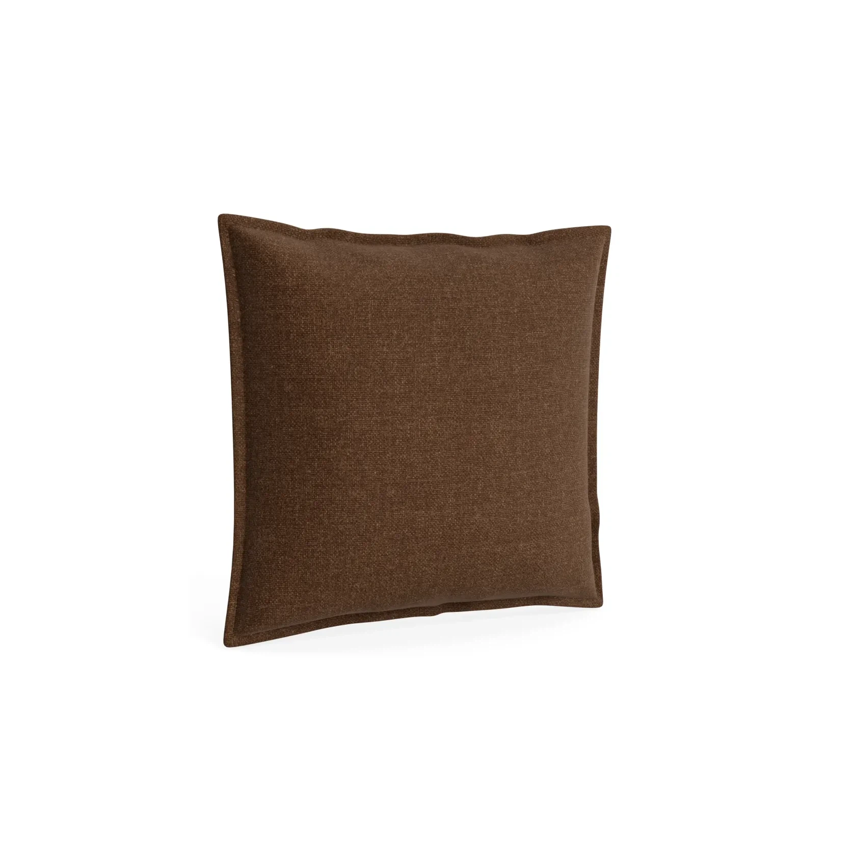 Hem Cushion 55cm x 55cm - Fossil Chocolate gallery detail image