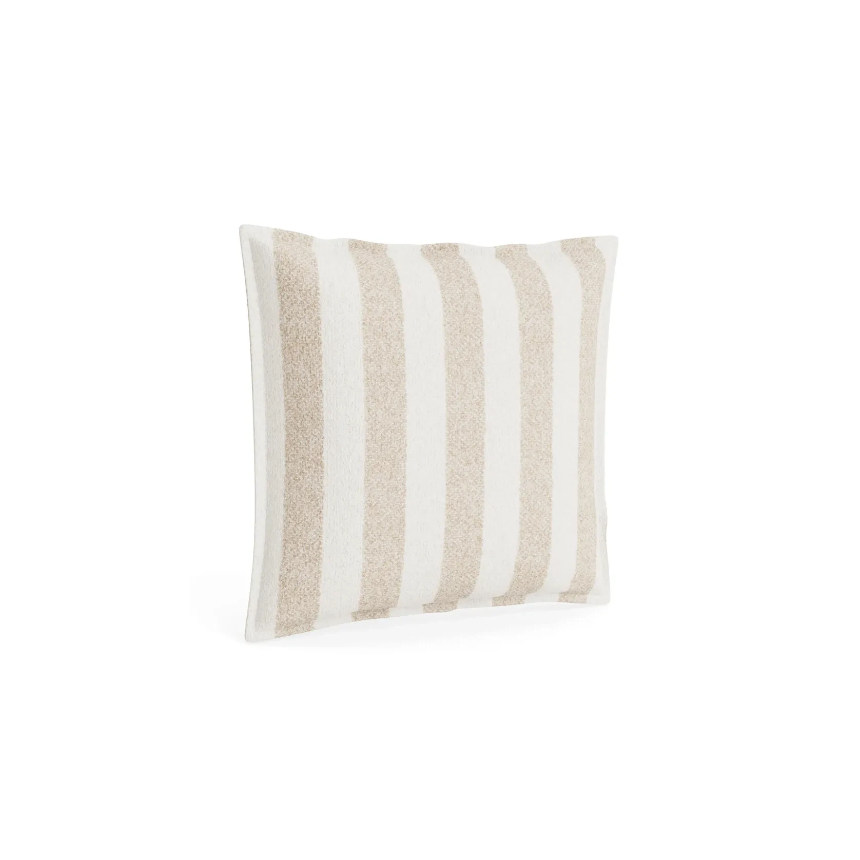 Hem Cushion 55cm x 55cm - Marnie Stripe Sand gallery detail image