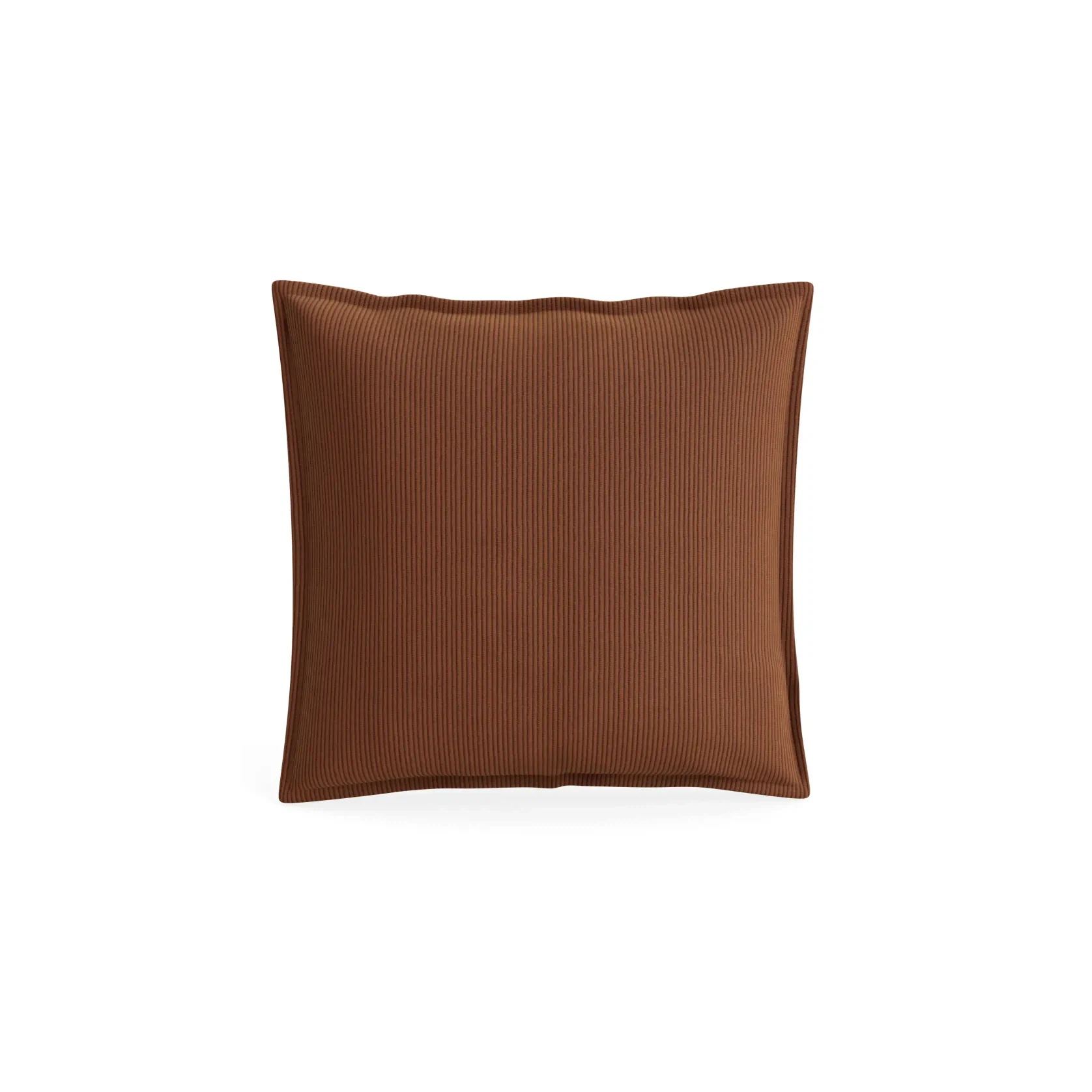 Hem Cushion 55cm x 55cm - Corduroy Cocoa gallery detail image