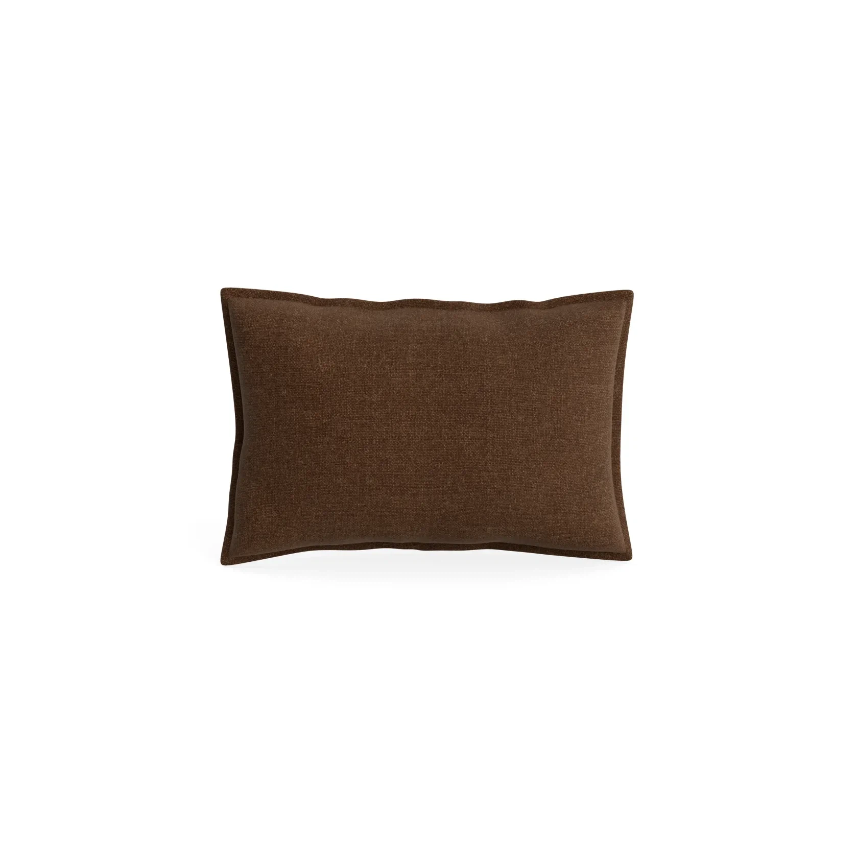 Hem Cushion 40cm x 60cm - Fossil Chocolate gallery detail image