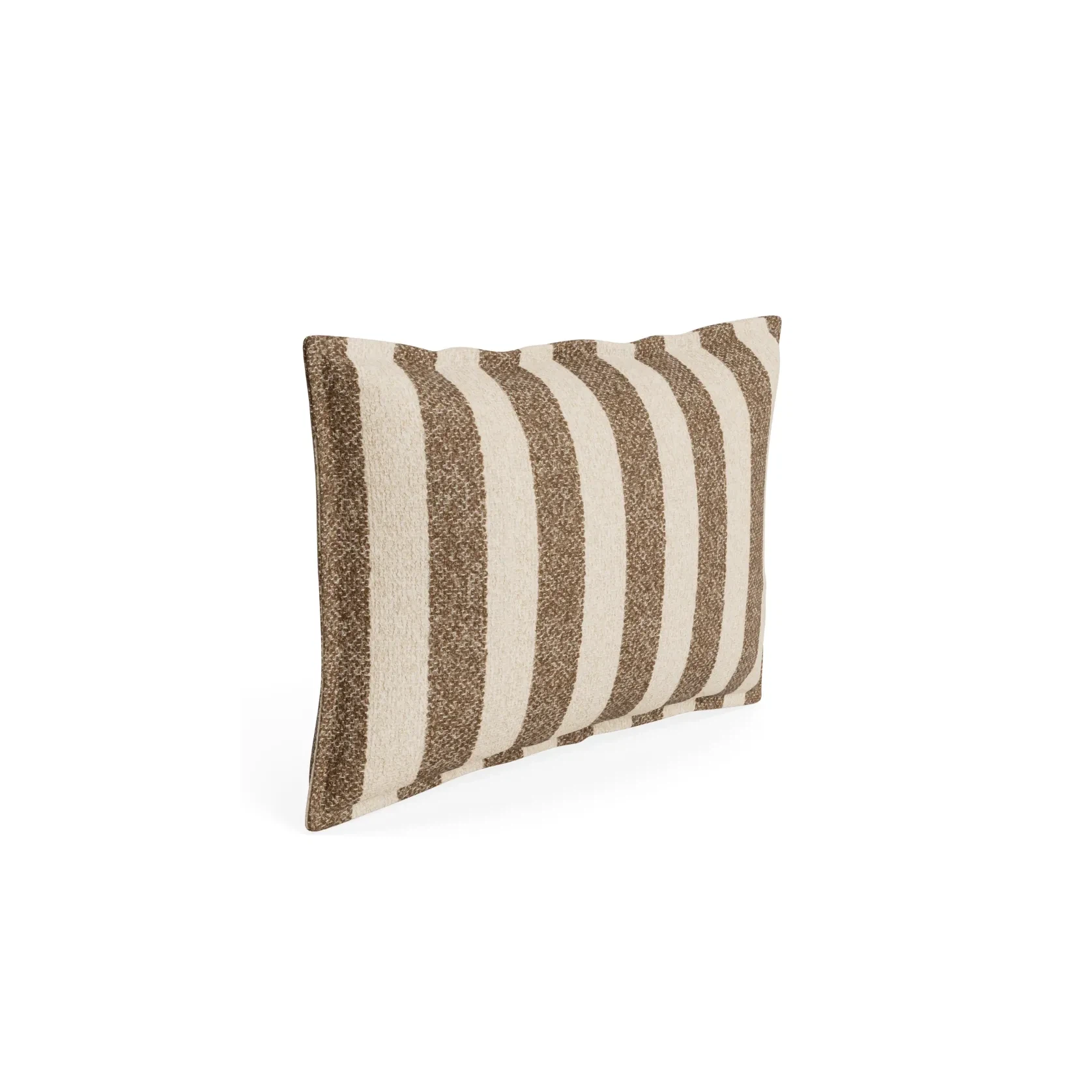 Hem Cushion 40cm x 60cm - Marnie Stripe Coconut gallery detail image