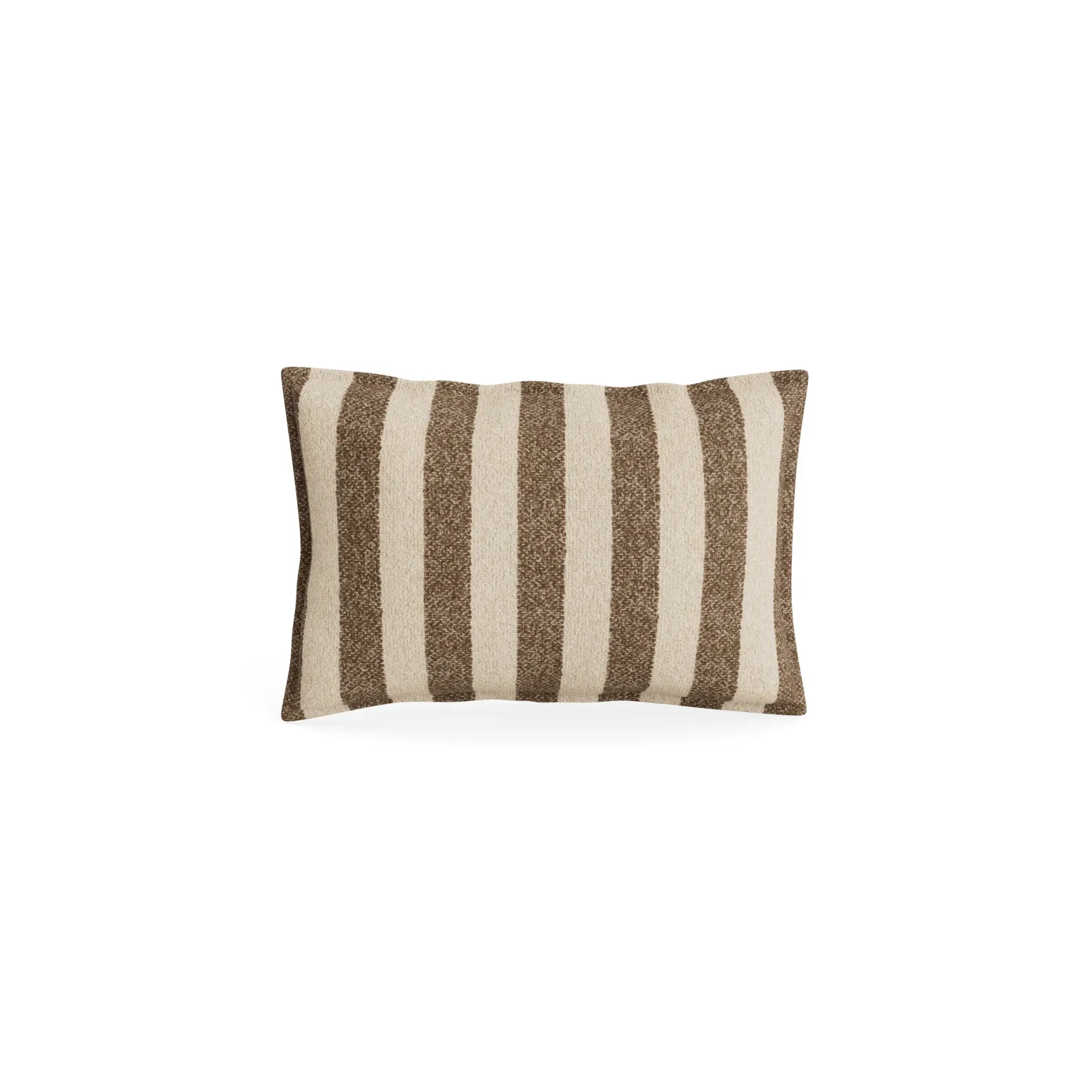Hem Cushion 40cm x 60cm - Marnie Stripe Coconut gallery detail image