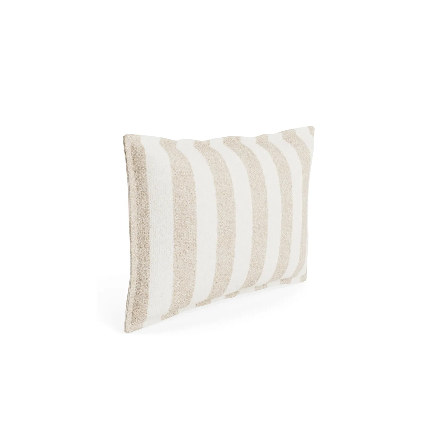 Hem Cushion 40cm x 60cm - Marnie Stripe Sand gallery detail image